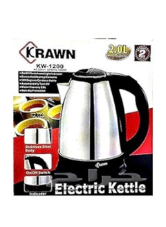 Buy Electric Kettle 2 L 1500 W KW1200 Silver in Saudi Arabia