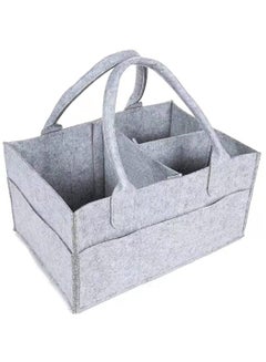 Buy Baby Diaper Organizer Basket Nursery Diapers Table Durable Caddy Bag in UAE