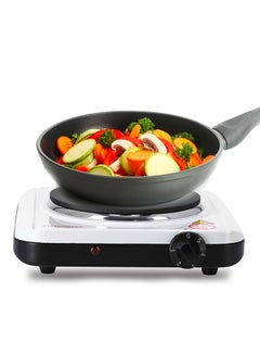 Buy Electric Cooking Hot Plate 1500 W OMHP2095 White/Black in UAE