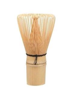 Buy Bamboo Tea Powder Whisk Beige 10x5.5x2.5cm in UAE