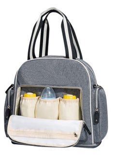 Buy Signature Maternity Diaper Bag - Grey in UAE