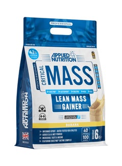 Buy Applied Nutrition Critical Mass Lean Mass Gainz, Banana, 6 Kg in UAE