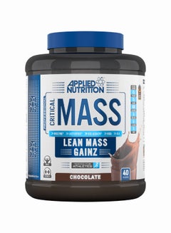 Buy Critical Mass Lean Mass Gainz Chocolate Flavour 2.4kg in Saudi Arabia