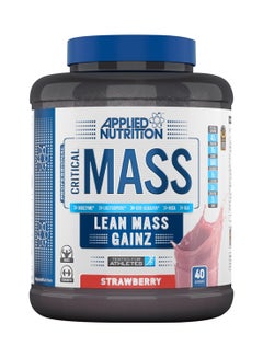 Buy Critical Mass Lean Mass Gainz Strawberry -40 Scoops 2.4 Kg in UAE