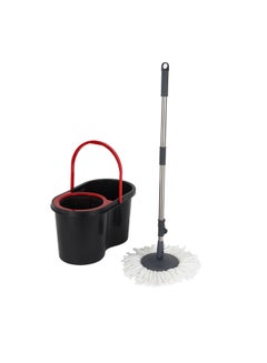 Buy Royalbright Elegant Spin Easy Mop 16L Bucket Capacity 360Degree Rotation Hands Free 100% Micro Fibre Non Splash Made In Turkey Multicolour 48x27x27 Cm in Saudi Arabia