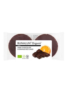 اشتري Organic Dark Chocolate And Orange Rice Cakes 100grams في الامارات