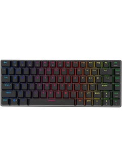 Buy AK33 Gaming 82 keys Mechanical keyboard, RGB backlit Wired keys Computer keyboard for PC Laptop gaming(Black Switch) in UAE