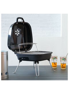 اشتري Danube Home Bbq Grill Portable Charcoal Barbecue For Outdoor Cooking Black في الامارات