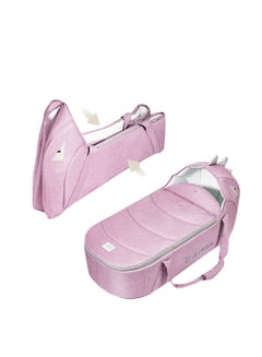 Buy Foldable Travel Carry Cot - Pink in UAE