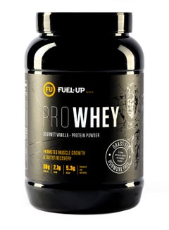 Buy Pro Whey- Gourmet Vanilla Flavour, Whey Protein Powder,30G Protein,2.1G Carb And 5.3G Bcaas Per Serving, 28Servings,2Lbs(907G) in UAE