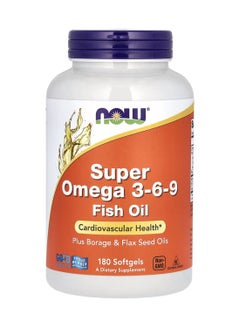 Buy Super Omega 3-6-9 1200 mg 180 Softgels in UAE