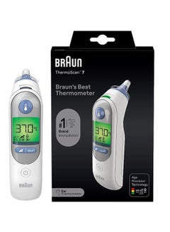 Buy Thermoscan 7 With Age Precision Thermometer Easy To Use Rich Detailing Irt6520 White in UAE