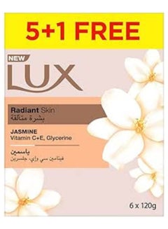 Buy Radiant Skin Jasmine Soap Pack Of 6 120grams in Saudi Arabia