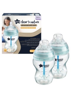 Buy Anti-Colic Baby Bottle, Pack Of 2, 0M Plus, 260 ml in Saudi Arabia