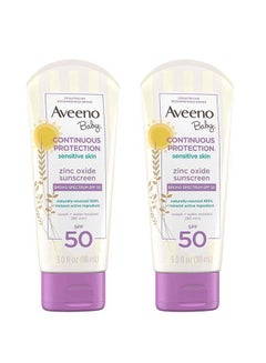 Buy Pack Of 2 Continuous Protection Sunscreen Lotion SPF 50 - 88 ml in UAE