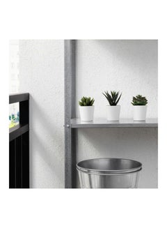 Buy 3-Piece Artificial Plant With Pot Green/White in UAE