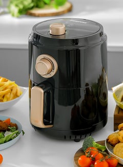 Buy Air Fryer with a Rack| Equipped with VORTX Air Frying Technology, Oil Free Cooking| Adjustable Timer and Temperature, 1-30 Minutes Timer| Ideal for making Fries, Steak, Chicken, Cake, Meat, Bread| 2 Years Warranty 1.8 L 1100 W GAF37516 Black in UAE