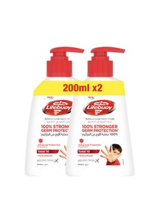 Buy Total 10 Liquid Hand Wash Pack Of 2 200ml in UAE