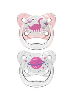 Buy Pack Of 2 Prevent Glow In The Dark Butterfly Shield Pacifier 6-18 Months in Egypt