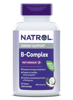 Buy B Complex Energy Support Fast Dissolve Tablets - 90 Tablet in Saudi Arabia