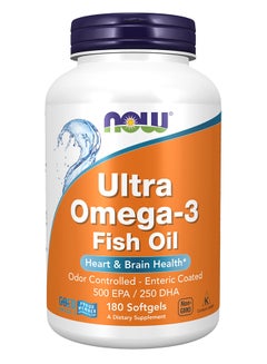 Buy Ultra Omega-3 500 EPA / 250 DHA 180 Softgels in Saudi Arabia