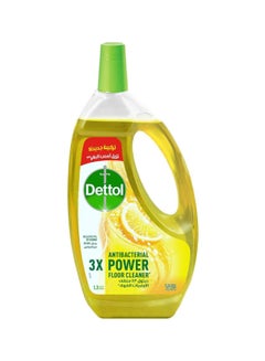 Buy 3 In 1 Lemon Flavour Floor Cleaner Yellow/Clear/White 1.3Liters in Egypt