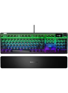 Buy SteelSeries Apex Pro Mechanical Gaming Keyboard - OLED Smart Display - USB Passthrough and Media Controls - Linear and Quiet in UAE