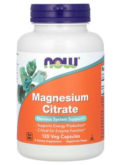 Buy Magnesium Citrate, 120 Veg Capsules in Saudi Arabia