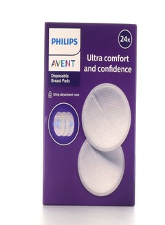 Buy Disposable Breast Pads, Count 24 ultra comfort in Saudi Arabia