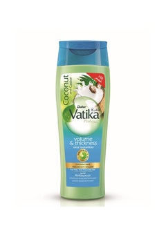 Buy Vatika Naturals Volume & Thickness Shampoo 180 ml | Natural Extracts of Coconut & Cactus | For Normal Thin & Limp Hair 180.0ml in Egypt