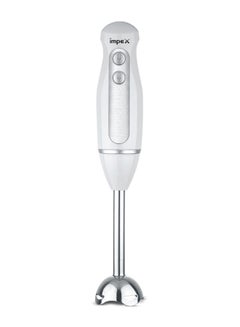 Buy Hand Blender Mixer 300W| 2 Speed Control | Stainless Steel Rod & Blade | Overheat Protection | 2-Year Warranty | Efficient & Durable Handheld Blender for Smoothies, Soups, Sauces & More HB 3201 White in UAE