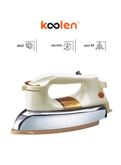 Buy Heavy Dry Iron 1200 W 1200 W 803101001 White in Saudi Arabia