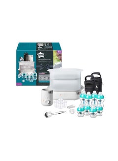 Buy Complete Feeding Set, Super-Steam Electric Steriliser, Baby Bottle And Food Warmer, Baby Bottles And Accessories, Blue in UAE
