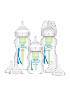 Buy Pp W-N Anti-Colic Options+ Bottle Starter Kit (2X270 Ml & 1X150 Ml Bottles, 2Xl2 & 2Xl3 Nipples, 2 Cleaning Brushes) in UAE