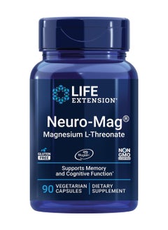 Buy Neuro Mag Magnesium L Threonate - 90 Vegetarian Capsules in Saudi Arabia