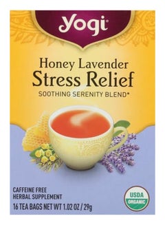 Buy Yogi, Honey Lavender Stress Relief, 16 Count, Packaging May Vary in UAE