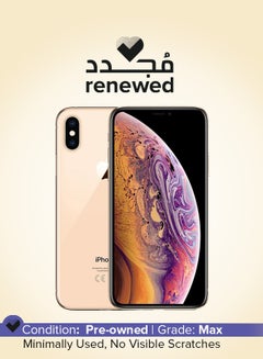 Buy Renewed iPhone XS With FaceTime Gold 256GB 4G LTE in UAE