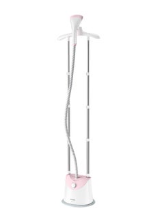 Buy Stand Steamer - 35g/min Continuous Steam, 2 Steam Settings, Garment Hanger, Adjustable Height, 1.4 L 1800 W GC485/46 White/Pink in UAE