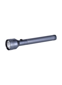 Buy Rechargeable LED Flashlight-Powerful Torch For Camping, Hiking, Trekking Grey in Saudi Arabia