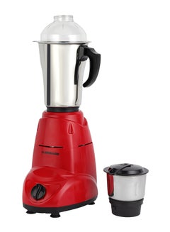 Buy 2-In-1 Indian Mixer Grinder, Power 600W , 1.5L Stainless Steel Jars And Blades -3 Speed, Safety Twist Lock - Perfect For Dry and Wet Fine Grinding Mixing Juicing 1.5 L 550 W OMSB2218NJ Red/Black/Silver in UAE