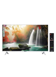 Buy 43" Frameless HD Smart LED TV With Remote Control,HDMI & USB Ports, Head Phone Jack, PC Audio In,Wi-Fi, Android 12.0 with E-Share, YouTube, Netflix GLED4328SXHD Black in UAE