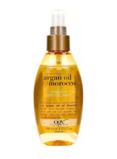 Buy Ogx, Hair Oil, Renewing+ Argan Oil Of Morocco, Weightless Reviving Dry Oil, Spray - Yellow 118ml in UAE