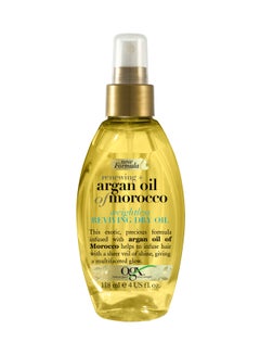 Buy Ogx, Hair Oil, Renewing+ Argan Oil Of Morocco, Weightless Reviving Dry Oil, Spray - Yellow 118ml in UAE