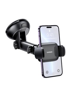 Buy Car Phone Holder For Dashboard/Windshield Mobile Holder For Car With Suction Cup Car Mobile Holder Dashboard Car Mount For Mobile Compatible iPhone 14/15/16 Series, Galaxy S23/S24 Ultra, Xiaomi Black in Saudi Arabia