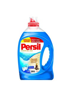 Buy Power Gel Liquid Detergent Oud, 2.9 Liter Blue/White in Saudi Arabia