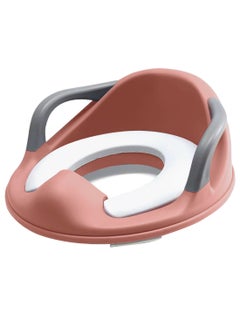 Buy Potty Training Cushioned Seat Durable For Baby With Cushion And Handles - Pink in Saudi Arabia