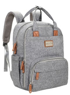 Buy Karyme Diaper Bag Pack- Grey in UAE