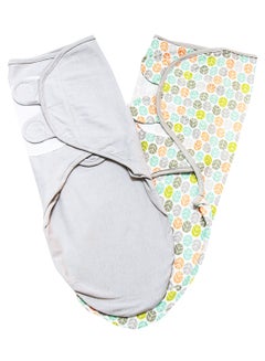 Buy Organic Cotton Baby Swaddler Pack Of 2 in UAE