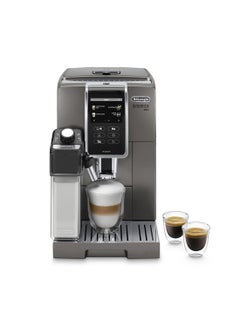 Buy Dinamica Plus, Bean to Cup Fully Automatic Coffee Machine, Smart One Touch Cappuccino, Latte Macchiato, Espresso Maker, 19 Bar 1450 W ECAM370.95.T titanum in UAE