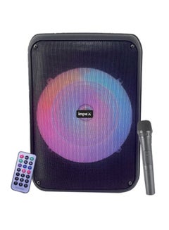 Buy TS 4001A Multimedia Portable Trolley Speaker With Mic And LED Light Black in Saudi Arabia
